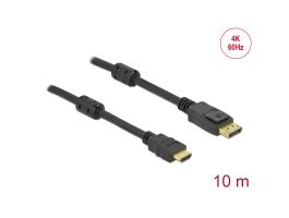 DELOCK kábel Displayport 1.2 male/male összekötő 4K 60Hz, 10m